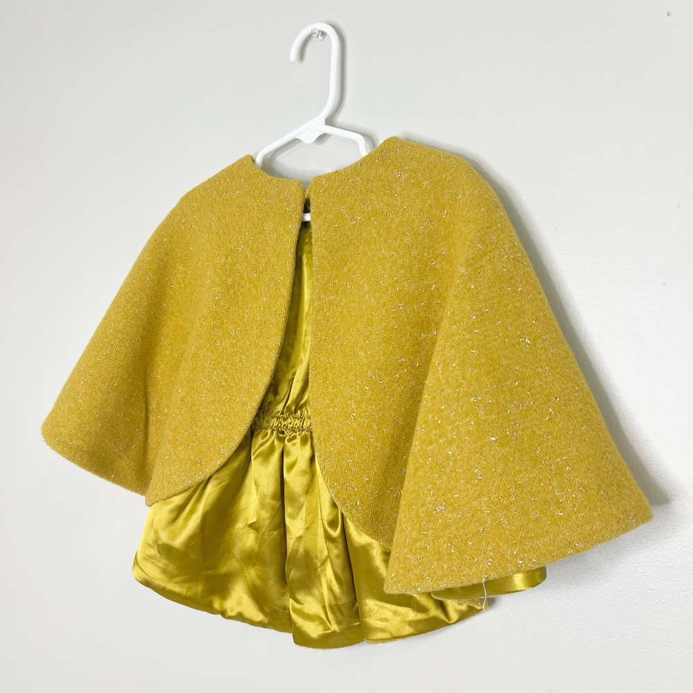 Oshkosh for Target - EUC - mustard yellow cape style coat